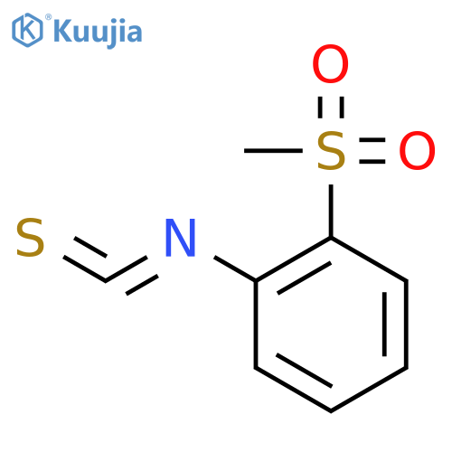 Benzene, 1-isothiocyanato-2-(methylsulfonyl)- structure