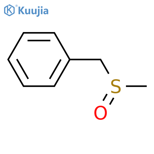 Benzene, [(methylsulfinyl)methyl]-, (S)- structure