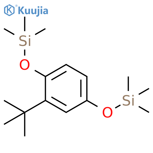 Benzene, 2-(1,1-dimethylethyl)-1,4-bis[(trimethylsilyl)oxy]- structure