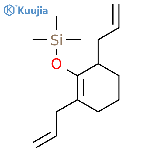 Silane, [(2,6-di-2-propenyl-1-cyclohexen-1-yl)oxy]trimethyl- structure
