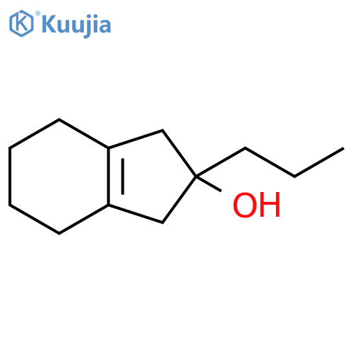 1H-Inden-2-ol, 2,3,4,5,6,7-hexahydro-2-propyl- structure
