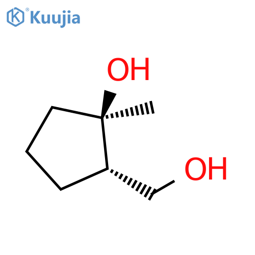 Cyclopentanemethanol, 2-hydroxy-2-methyl-, cis- (9CI) structure