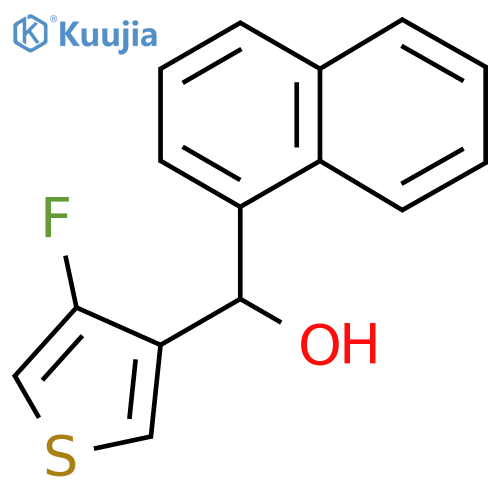 (4-Fluorothiophen-3-yl)(naphthalen-1-yl)methanol structure