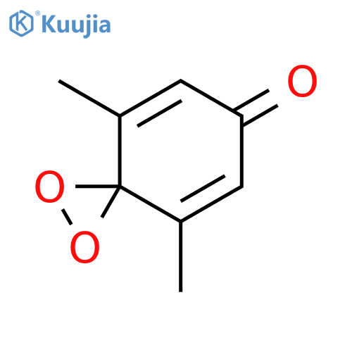 1,2-Dioxaspiro[2.5]octa-4,7-dien-6-one, 4,8-dimethyl- structure