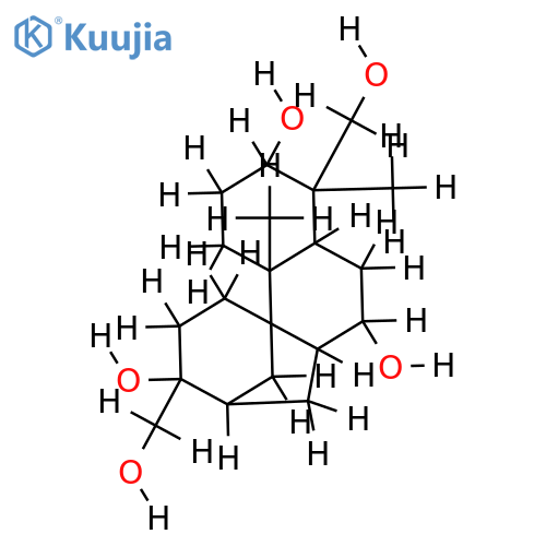 (3alpha,7beta,16beta)-3,7,16,17,18-Aphidicolanepentol structure