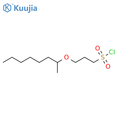 3-(octan-2-yloxy)propane-1-sulfonyl chloride structure
