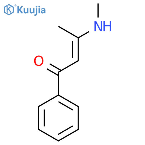 2-Buten-1-one,3-(methylamino)-1-phenyl- structure