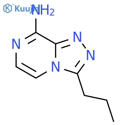 1,2,4-Triazolo[4,3-a]pyrazin-8-amine, 3-propyl- structure