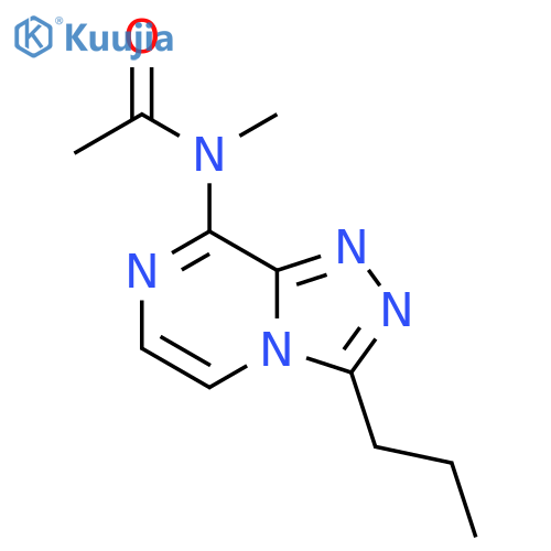 Acetamide, N-methyl-N-(3-propyl-1,2,4-triazolo[4,3-a]pyrazin-8-yl)- structure