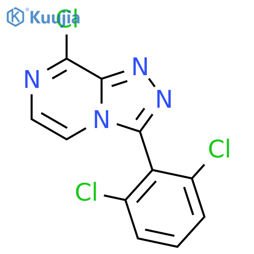 1,2,4-Triazolo[4,3-a]pyrazine, 8-chloro-3-(2,6-dichlorophenyl)- structure