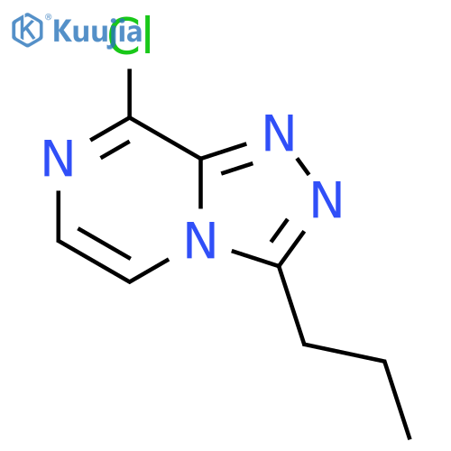 1,2,4-Triazolo[4,3-a]pyrazine, 8-chloro-3-propyl- structure