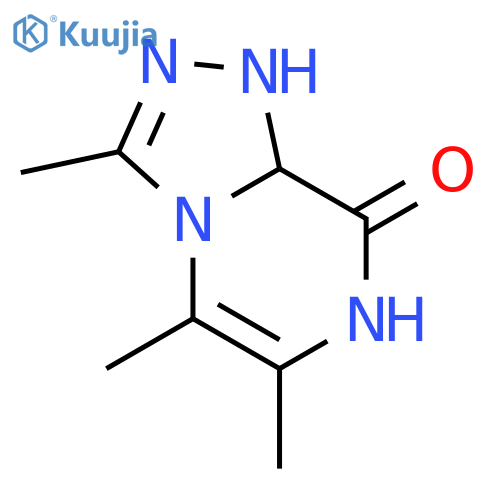 1,2,4-Triazolo[4,3-a]pyrazin-8(7H)-one,3,5,6-trimethyl- structure
