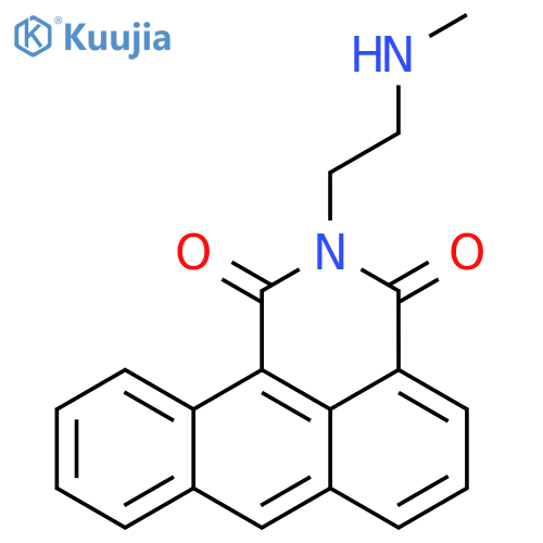 1H-DIBENZ[DE,H]ISOQUINOLINE-1,3(2H)-DIONE, 2-[2-(METHYLAMINO)ETHYL]- structure