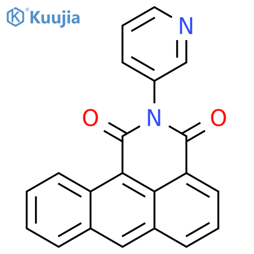 1H-Dibenz[de,h]isoquinoline-1,3(2H)-dione, 2-(3-pyridinyl)- structure