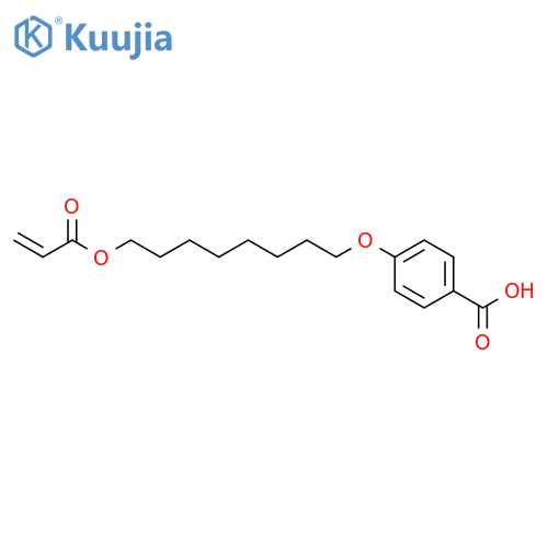 Benzoic acid, 4-[[8-[(1-oxo-2-propenyl)oxy]octyl]oxy]- structure