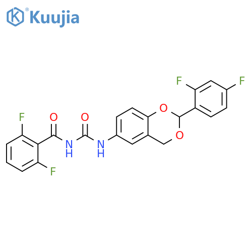 Benzamide,N-[[[2-(2,4-difluorophenyl)-4H-1,3-benzodioxin-6-yl]amino]carbonyl]-2,6-difluoro- structure