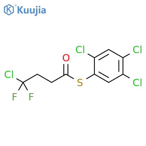 Butanethioic acid, 4-chloro-4,4-difluoro-, S-(2,4,5-trichlorophenyl) ester structure