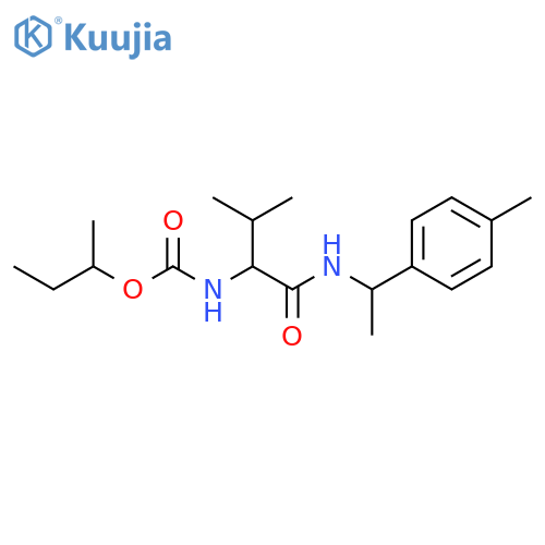 Carbamic acid, [2-methyl-1-[[[1-(4-methylphenyl)ethyl]amino]carbonyl]propyl]-, 1-methylpropyl ester (9CI) structure