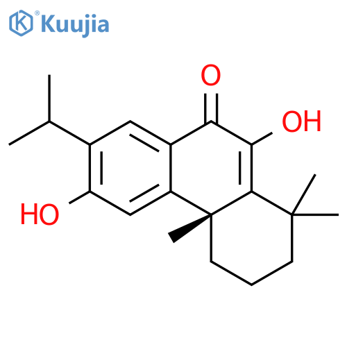 9(1H)-Phenanthrenone,2,3,4,4a-tetrahydro-6,10-dihydroxy-1,1,4a-trimethyl-7-(1-methylethyl)-, (4aR)- structure
