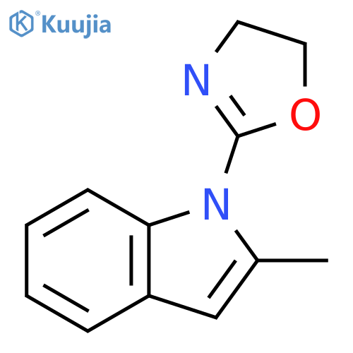 1H-Indole, 1-(4,5-dihydro-2-oxazolyl)-2-methyl- structure