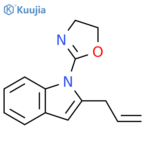 1H-Indole, 1-(4,5-dihydro-2-oxazolyl)-2-(2-propenyl)- structure
