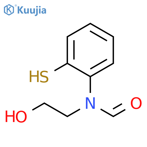 Formamide, N-(2-hydroxyethyl)-N-(2-mercaptophenyl)- structure