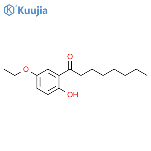 1-Octanone, 1-(5-ethoxy-2-hydroxyphenyl)- structure