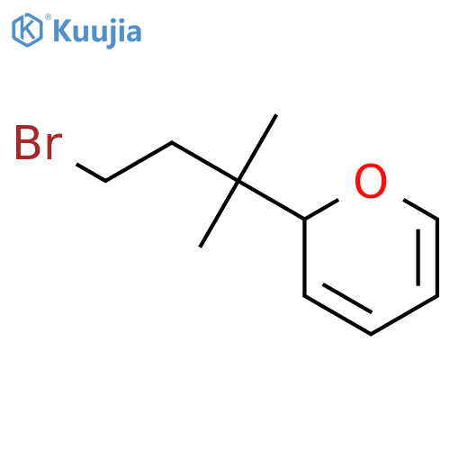 2H-Pyran, 2-(3-bromo-1,1-dimethylpropyl)- structure