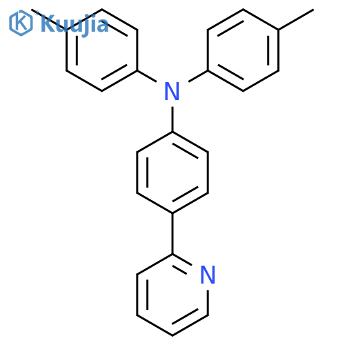 Benzenamine, N,N-bis(4-methylphenyl)-4-(2-pyridinyl)- structure
