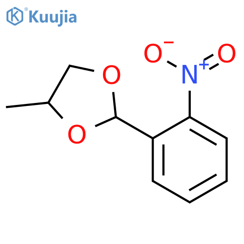 1,3-Dioxolane, 4-methyl-2-(2-nitrophenyl)- structure