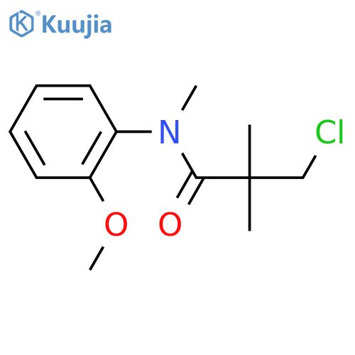 3-Chloro-N-(2-methoxyphenyl)-N,2,2-trimethylpropanamide structure