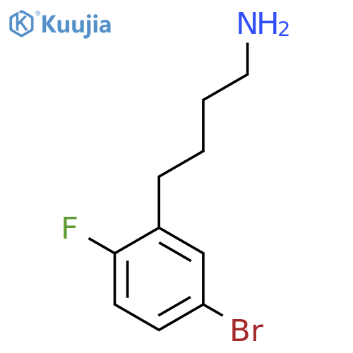 4-(5-bromo-2-fluorophenyl)butan-1-amine structure