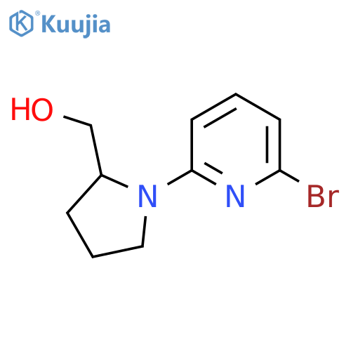 (1-(6-Bromopyridin-2-yl)pyrrolidin-2-yl)methanol structure