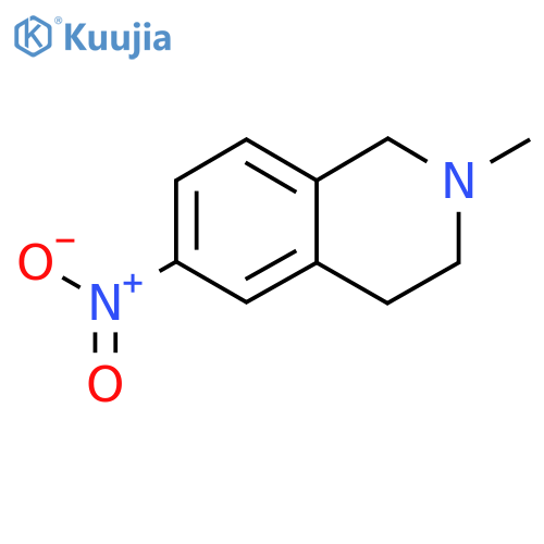 2-Methyl-6-nitro-1,2,3,4-tetrahydroisoquinoline structure
