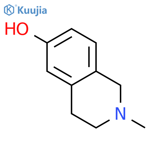 2-Methyl-1,2,3,4-tetrahydroisoquinolin-6-ol structure