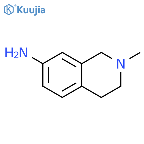 2-methyl-1,2,3,4-tetrahydroisoquinolin-7-amine structure