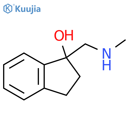 1-[(methylamino)methyl]-2,3-dihydro-1H-inden-1-ol structure