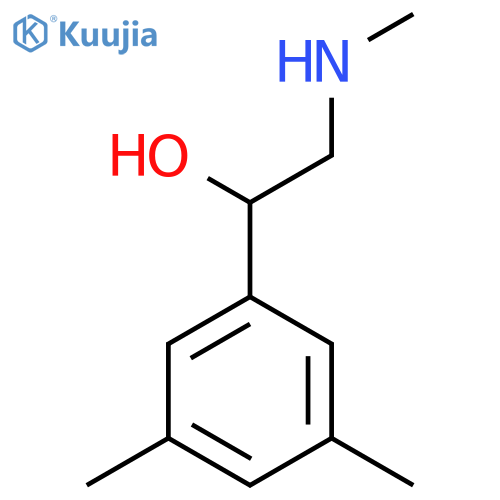 1-(3,5-dimethylphenyl)-2-(methylamino)ethan-1-ol structure