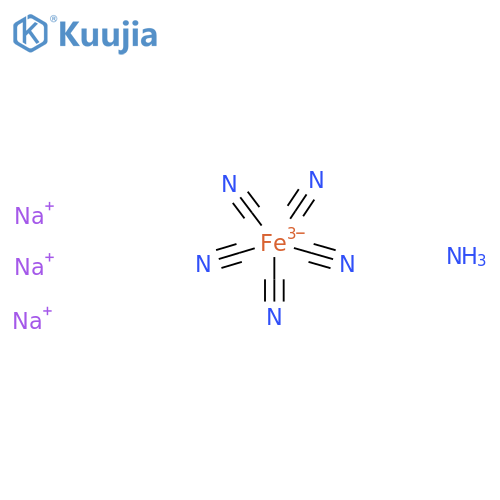Sodium Pentacyanoammineferroate(II) structure