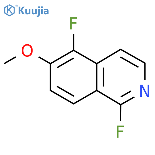 1,5-Difluoro-6-methoxyisoquinoline structure