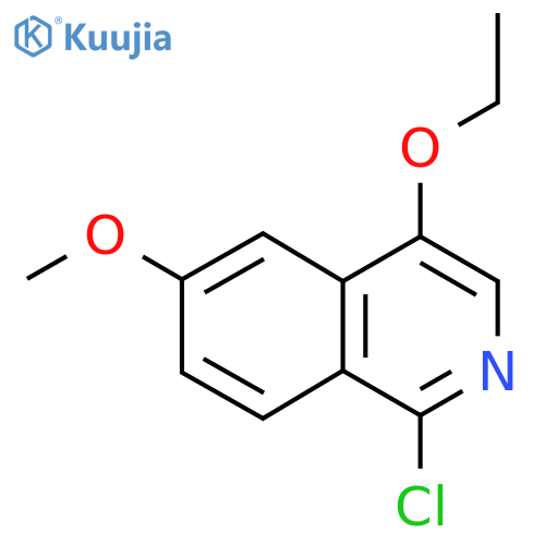 1-Chloro-4-ethoxy-6-methoxyisoquinoline structure
