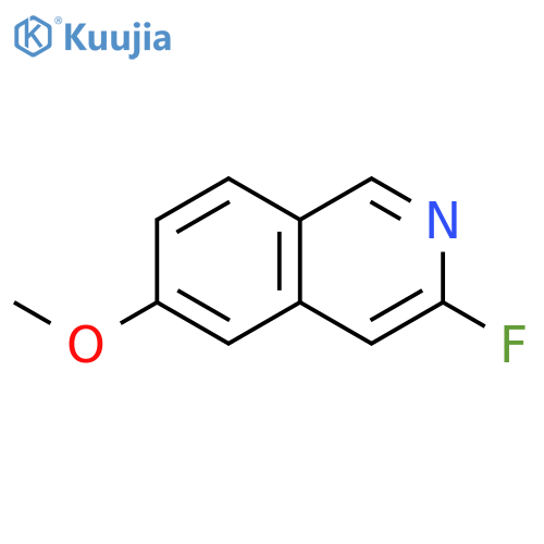 3-Fluoro-6-methoxyisoquinoline structure