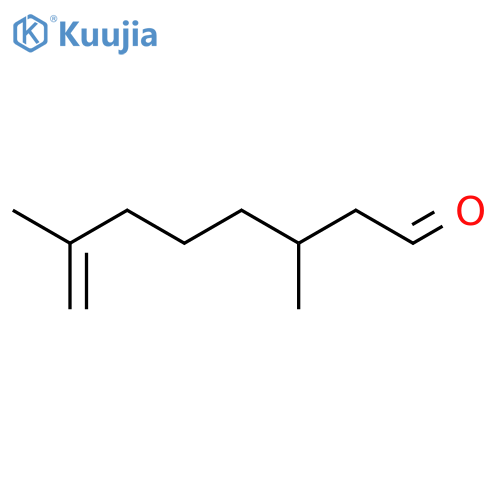 7-Octenal,3,7-dimethyl- structure