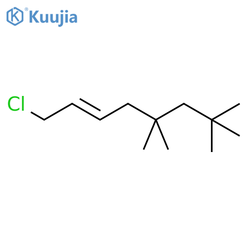 1-Chloro-5,5,7,7-tetramethyl-2-octene structure