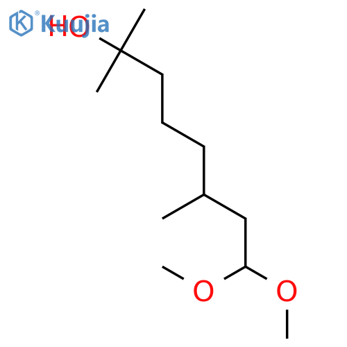 8,8-Dimethoxy-2,6-dimethyloctan-2-ol structure