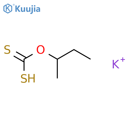 Carbonodithioic acid,O-(1-methylpropyl) ester, potassium salt (1:1) structure