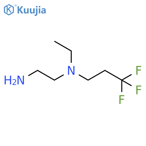 (2-aminoethyl)(ethyl)(3,3,3-trifluoropropyl)amine structure