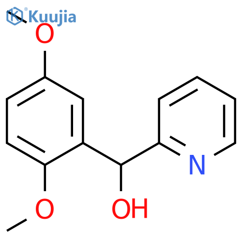(2,5-dimethoxyphenyl)-pyridin-2-ylmethanol structure
