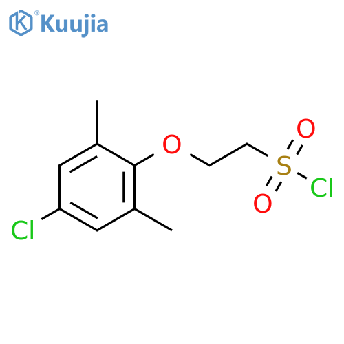 2-(4-chloro-2,6-dimethylphenoxy)ethane-1-sulfonyl chloride structure