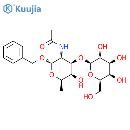 Benzyl 2-Acetamido-2,6-dideoxy-3-O-β-D-galactopyranosyl α-D-Galactopyranoside structure